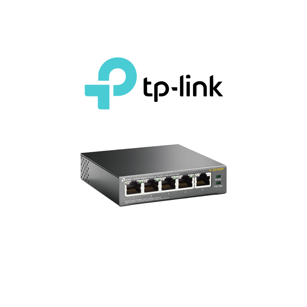 TL-SG1005P, 5-Port Gigabit Desktop Switch with 4-Port PoE+