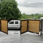newly installation for folding gate
